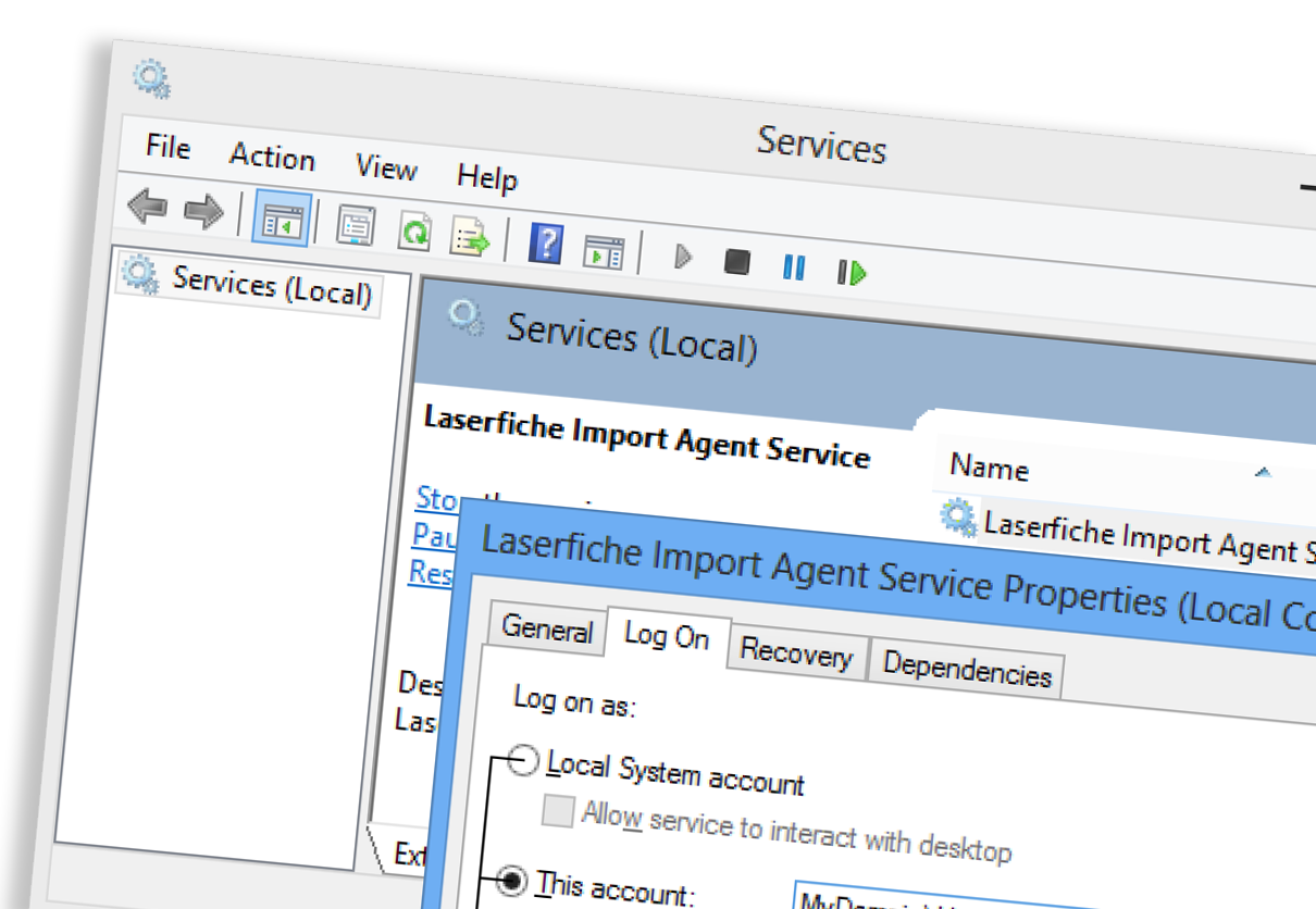 Laserfiche Import Agent