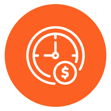 Time and money icon